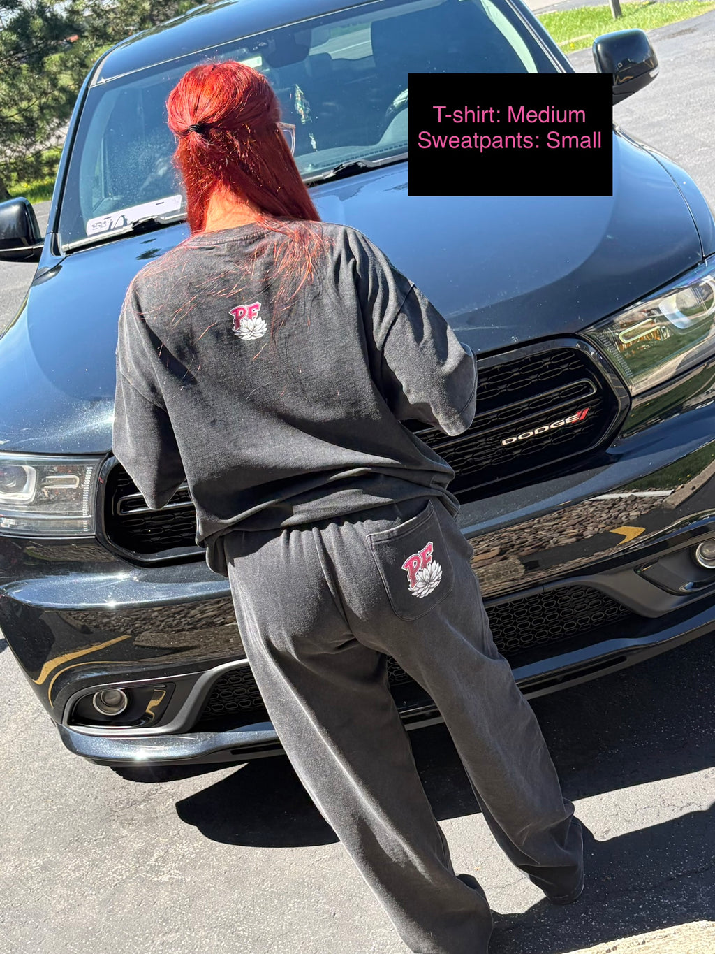 Vintage Wash GROWTH THROUGH PRESSURE Loose Sweatpants
