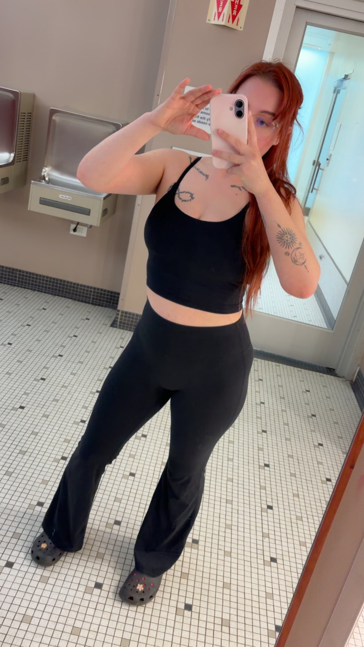 Women's High-Waisted Flare Leggings