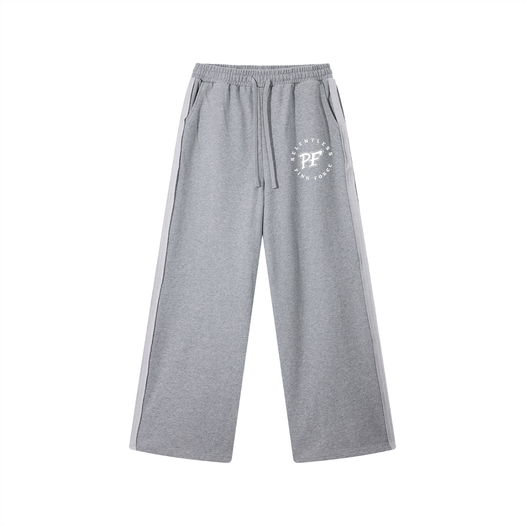 RELENTLESS Contrast Tape Straight-Leg Sweatpants