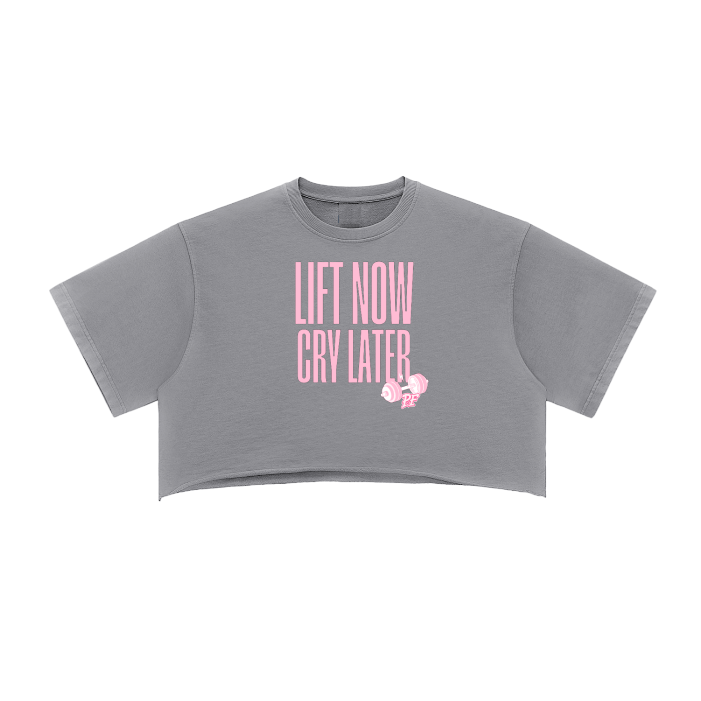 Lift Now Cry Later Crop Top