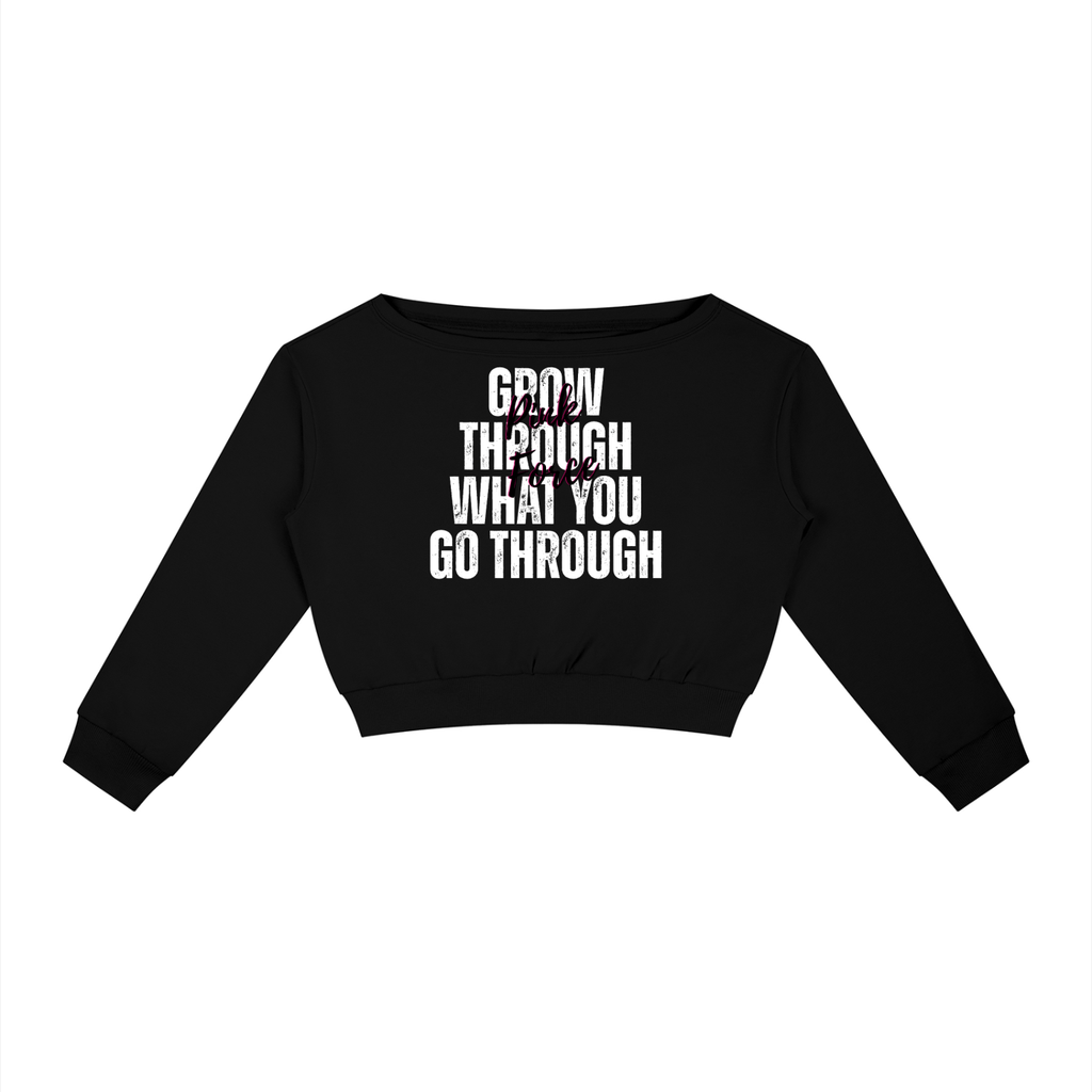 Women's Off-Shoulder LOTUS Sweatshirt