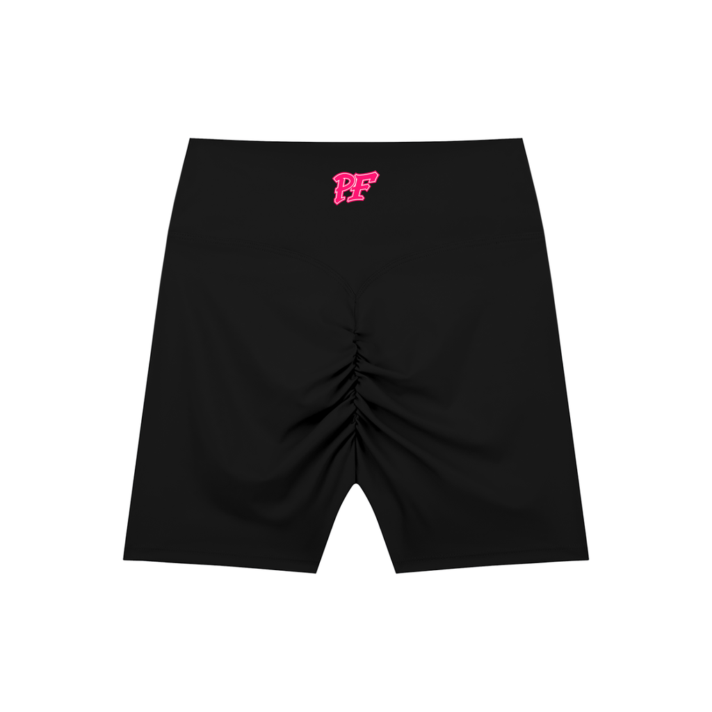 High-Waisted Scrunch Biker Shorts